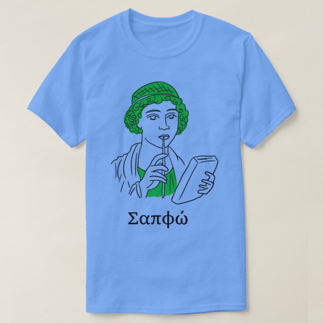 Minimalist Sappho T Shirt (Design framsida)