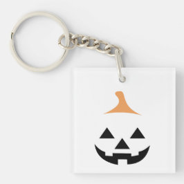 Minimalist Scary Pumpkin