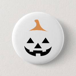 Minimalist Scary Pumpkin Knapp