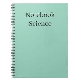 minimalist science notebook anteckningsbok