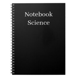 minimalist science notebook anteckningsbok