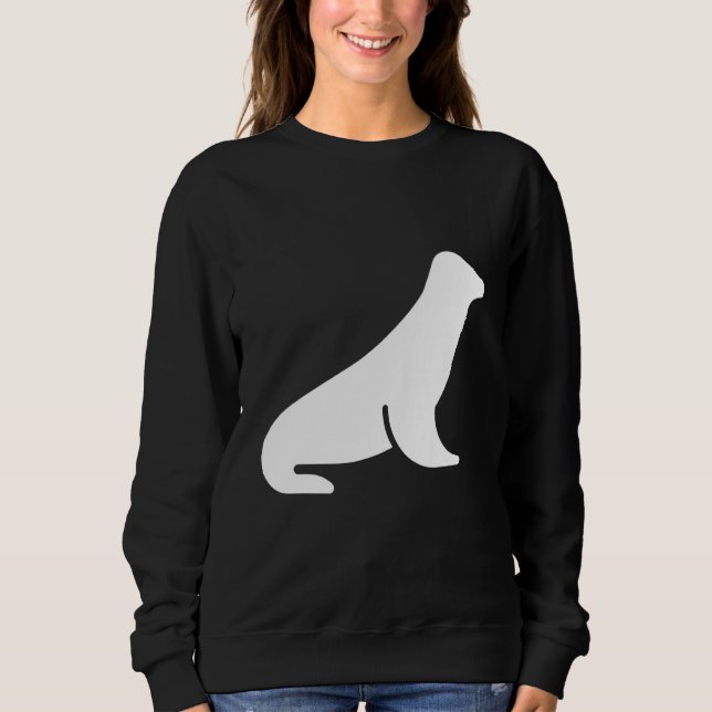 Minimalist sea lion t shirt (Framsida)