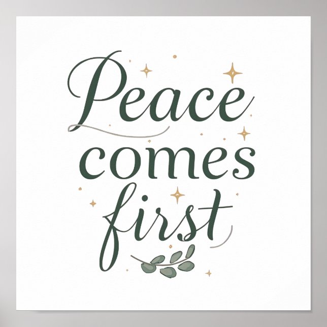 Minimalist Self Care and Zen Saying Poster (Framsidan)