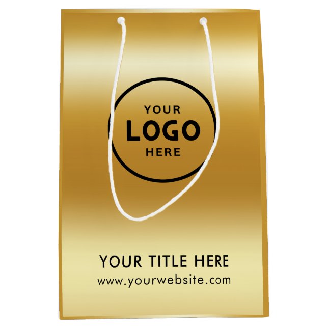 Minimalist Simple Business Modern Gift Bag (Framsidan)