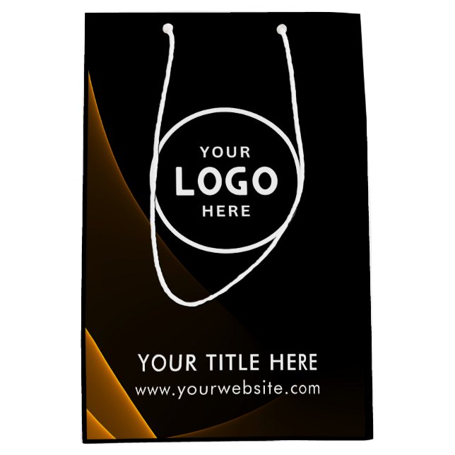 Minimalist Simple Business Modern Gift Bag (Framsidan)