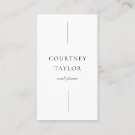 Minimalist simple professional with QR code Visitkort