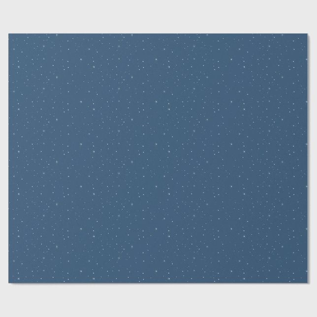 Minimalist Snow and Twinkles Holiday  Presentpapper (Platt)