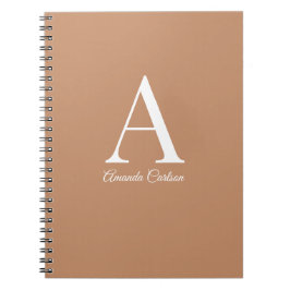 Minimalist Spiral Notebook Anteckningsbok