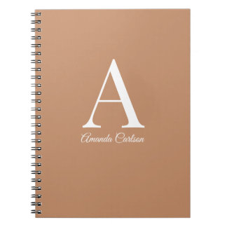 Minimalist Spiral Notebook Anteckningsbok