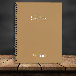 Minimalist Spiral Notebook – “Essentials”