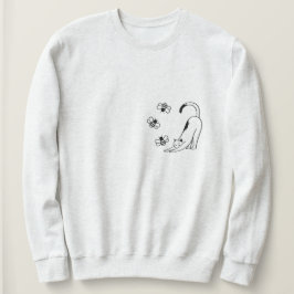 Minimalist Spring Cat  T Shirt