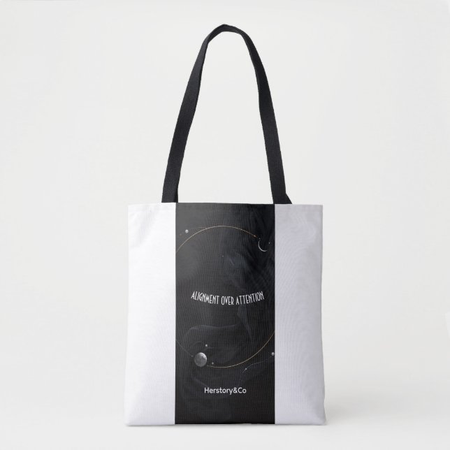 Minimalist, statement-making tote bags tygkasse (Framsida)