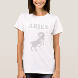 Minimalist Style Aries Ram T Shirt