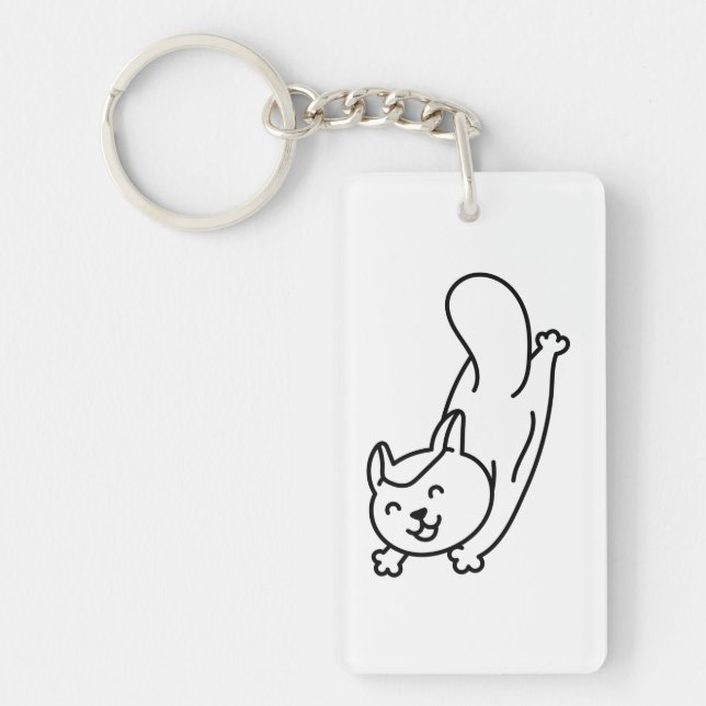 Minimalist Sugar Glider Line Art (Framsidan)