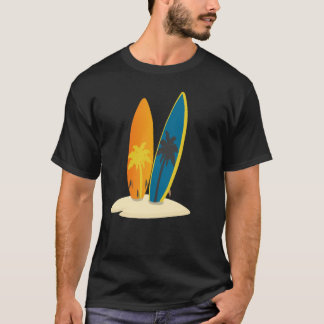 Minimalist Sun Sea  T Shirt