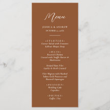 Minimalist Terra Cotta & White Simple Bröllop