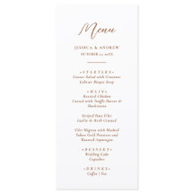 Minimalist Terra Cotta & White Simple Bröllop