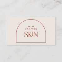 Minimalist Terracotta Arch Beauty Esthetician