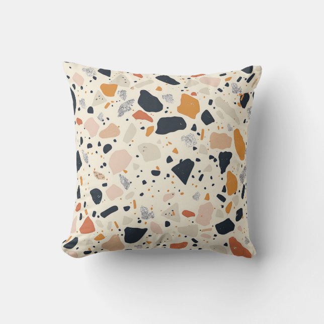Minimalist Terrazzo Mönster Kudde (Framsida)