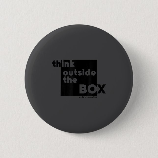 Minimalist Think Outside The Box  Knapp (Framsida)