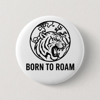 Minimalist Tiger Outline Hoodie Knapp