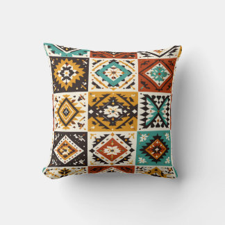 Minimalist Tribal Vertical Stripe Pillow | African Kudde
