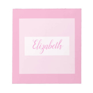 Minimalist typography monogram name  anteckningsblock