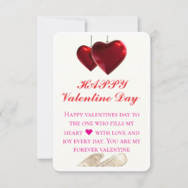 Minimalist Valentine’s Day Love Card  Tack Kort