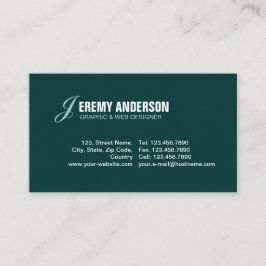 Minimalist Visitkort