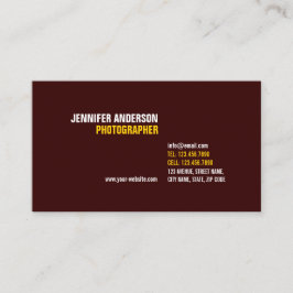 Minimalist Visitkort