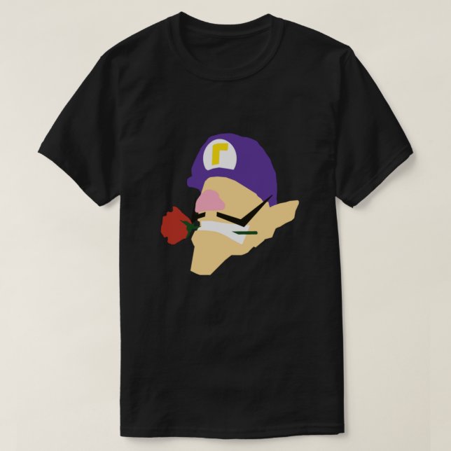 Minimalist Waluigi T Shirt (Design framsida)