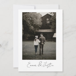 Minimalist Wedding Invitation Inbjudningar