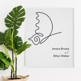 Minimalist Wedding Poster Perfect Poster