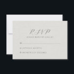 Minimalist White Faux Linen OSA Kort<br><div class="desc">Minimalist white faux linen wedding RSVP featuring elegant script lettering and refined typography on a soft faux linen textured background. This understated response card keeps the layout clean and timeless, allowing guests to easily confirm attendance while maintaining a sophisticated and modern aesthetic. The subtle faux linen texture adds warmth and...</div>