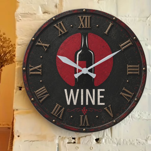 Minimalist Wine Stor Klocka (Skapare uppladdad)