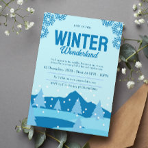 Minimalist Winter Wonderland Party