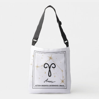 Minimalist Zodiac Aries Crossbody Tote Axelväska