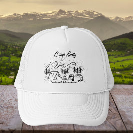 Minimalistberg Camp Bride Bachelorette Keps