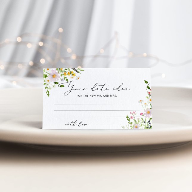 Minimalistblommor Datum och kväll. Datum burk Tilläggskort (Skapare uppladdad)