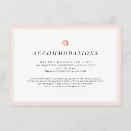 Minimalistbostäder i bröllop vid blommigten ro tilläggskort