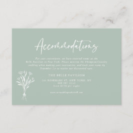 Minimalistbovin Grönt Tilläggskort