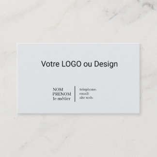 Minimaliste simple juridiqu avocat carte de visite visitkort