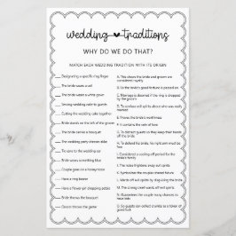 Minimalisternas bröllop-traditioner, brickduschspe