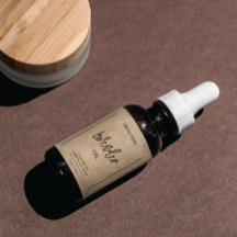 Minimalistfällande Flaska-produktetiketter