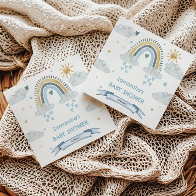 Minimalistfärgade babyskor för vattenfärger pappersservett (Skapare uppladdad)