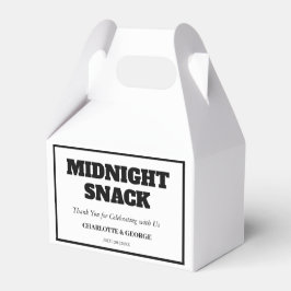 Minimalistfavoriter för Midnight Snack Personligt  Presentaskar