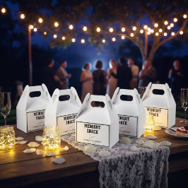 Minimalistfavoriter för Midnight Snack Personligt  Presentaskar