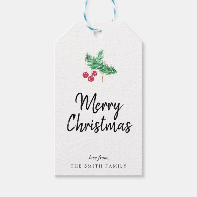 MinimalistGod jul Gift-Märkre Presentetikett (Framsidan)