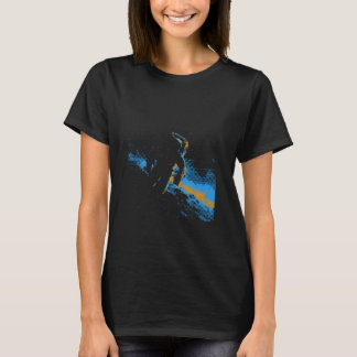 Minimalistic Astronaut in Space Astronomy Planets T Shirt