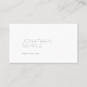 Minimalistic enkel vanlig Tasteful professionell Visitkort